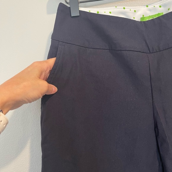 Swing Control Navy Blue Women’s Golf Pants,Slim Fit, Stretchy,Tummy Control,Sz.8 - Picture 4 of 15
